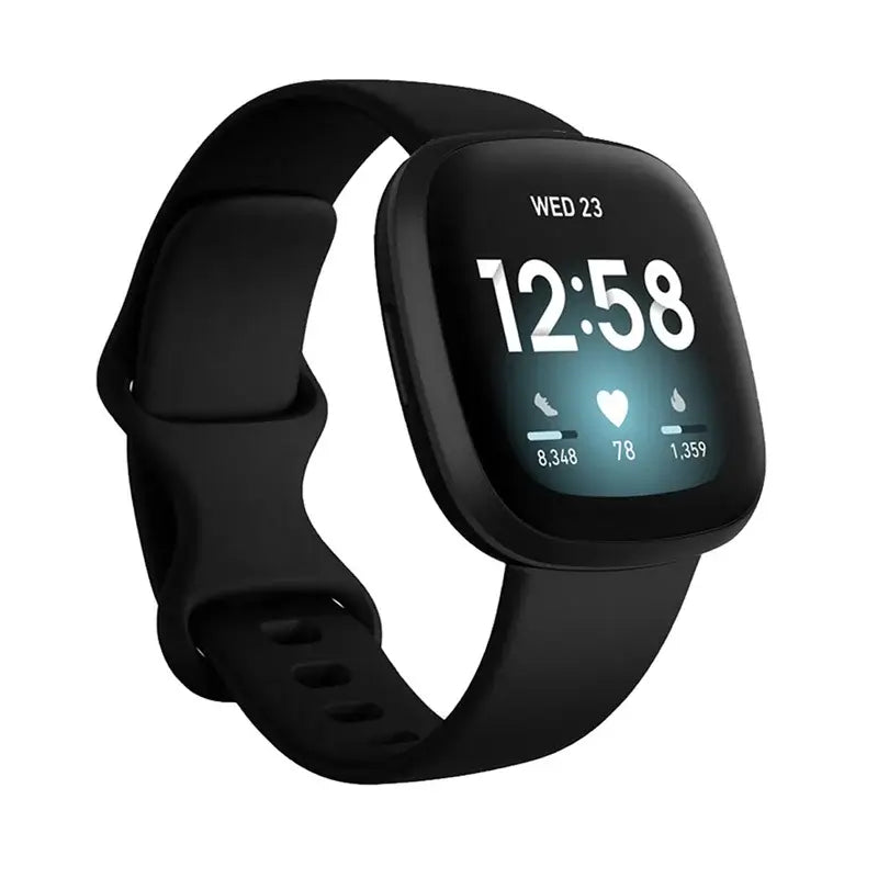 Fitbit Versa & Sense Silicone Band - Durable Stylish Straps - SJB-DIAMOND ELITES
