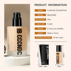 High Coverage Foundation Foundation Face Cream Cosmetic Foundations Makeup Waterproof Mist Korean Makeup Base Make Up Cc Bb Full Lootquake LLC