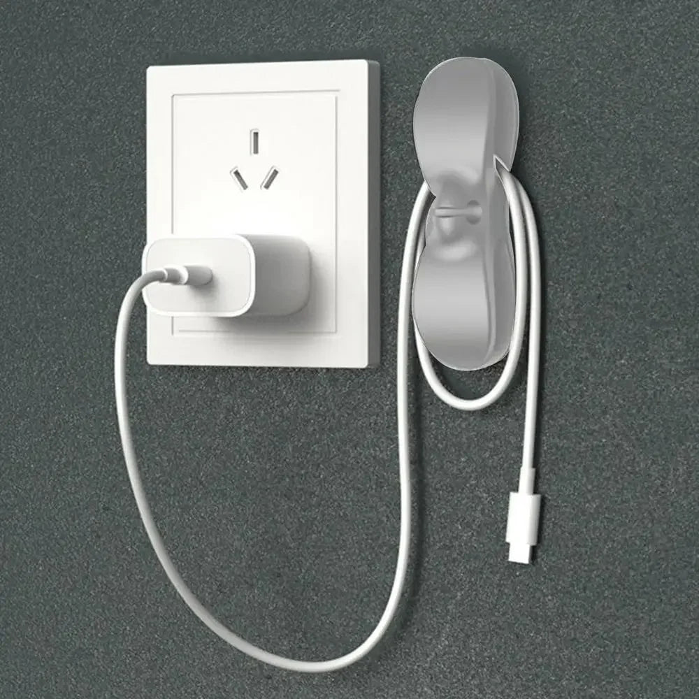 Kitchen storage wire winder, household traceless plug fixed power cord organizer, wire and cable management, home storage tools Lootquake LLC