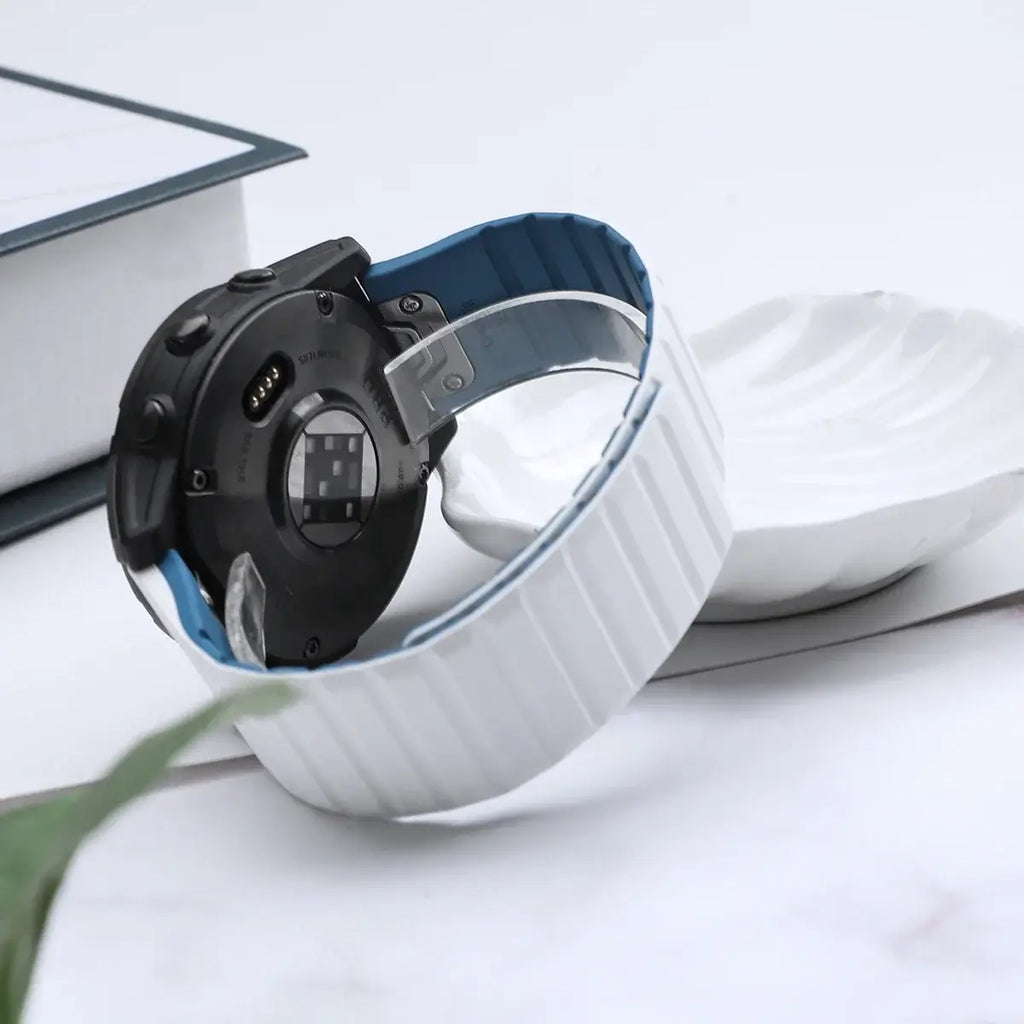 Garmin Magnetic Silicone Band - Durable QuickFit Strap - SJB-DIAMOND ELITES