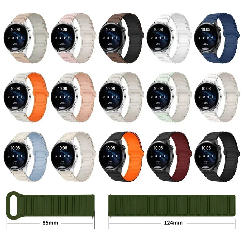 Amazfit Sport Magnetic Silicone Band - Durable Quick-Release Watch Strap