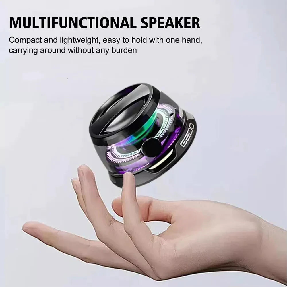 Portable Bluetooth Speaker G200 RGB Lighting Magnetic Speaker BT5.3 Mini Sound Box 7 Hours Playback Phone Holder Phone Holder Lootquake LLC