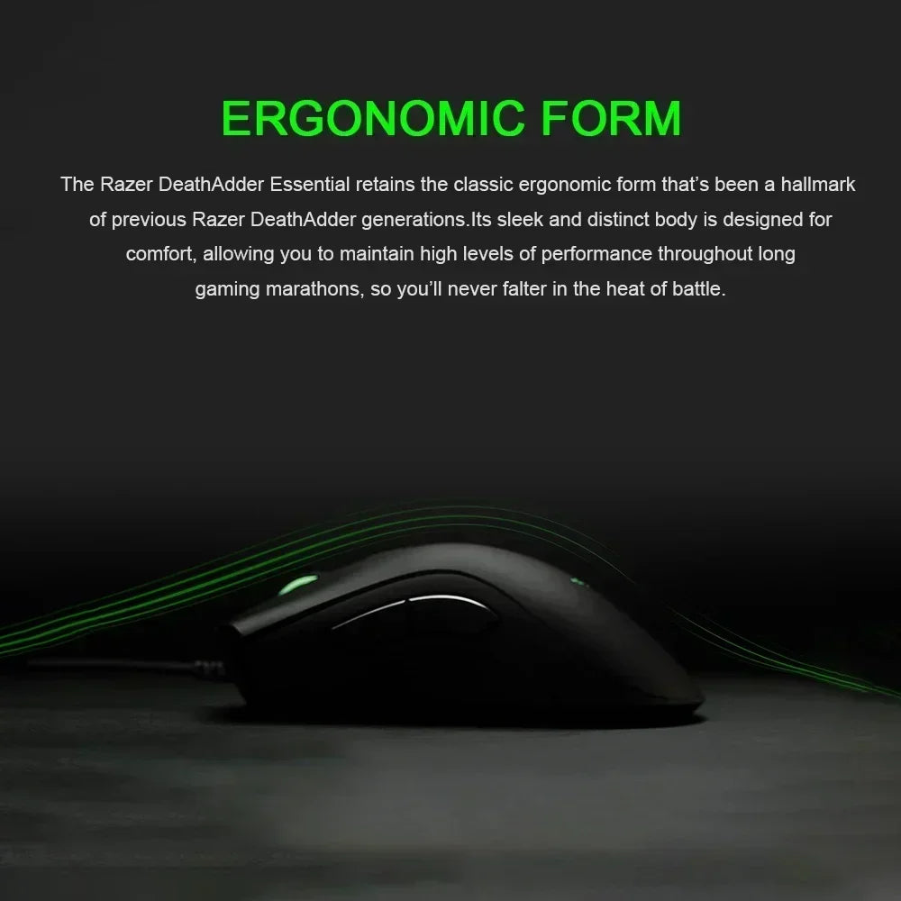 Original Razer Wired Gaming Mouse Optical Sensor 6400 DPI Gaming Mouse For Laptop Optical Mouse Light Speed Mouse Lootquake LLC