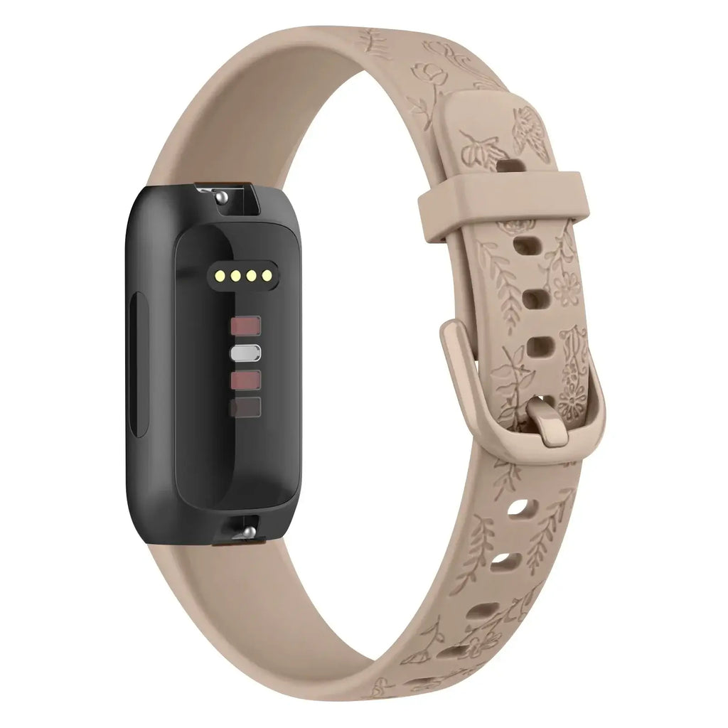 Fitbit Inspire 3 Silicone Band with Designs – Stylish Patterned Strap - SJB-DIAMOND ELITES