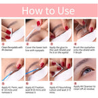 ICONSIGN Upgrade Version Lash Lift Kit Lifting Eyelashes Lasting 6-8 Weeks Lash Perm Eyelash Enhancer Makeup Tools Lootquake LLC