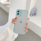 Simple White Camera Shockproof Silicone Phone Case For iPhone 13 Pro Max 14 Pro Protect Cover For Men Modern Translucent Back Cover Mobile case Compatible with iPhone Stevvex