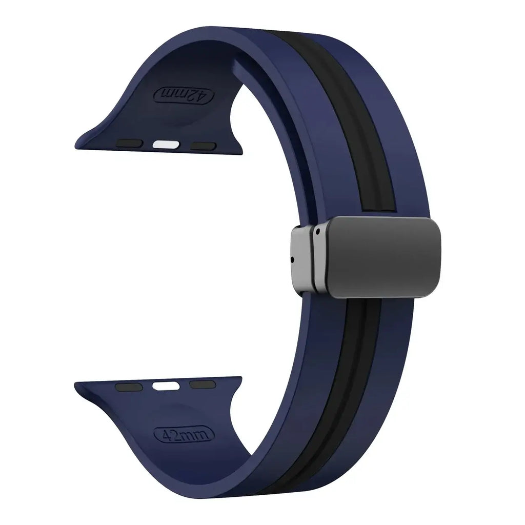 Apple Watch Silicone Strap - Durable Magnetic Closure Design - SJB-DIAMOND ELITES