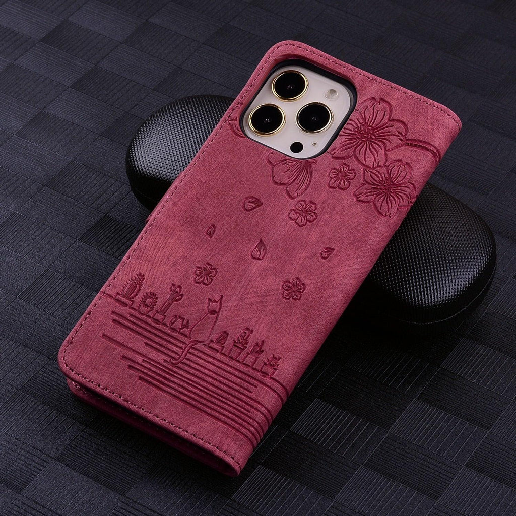 Luxury Leather Flip Phone Case For iPhone 14 13 Pro Max 11 12 Mini XR X XS Max Magnetic Wallet Bracket Cover PU Leather Stylish Case with Credit Card Holder Flip Drop Protection Shockproof Phone Cover Stevvex