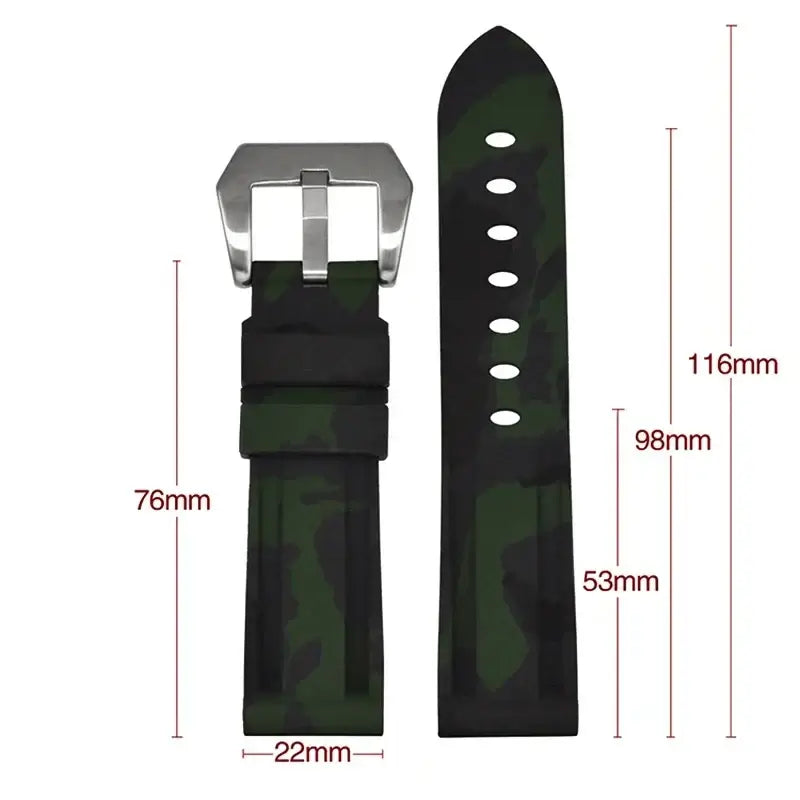 Samsung Galaxy Watch Silicone Band - Soft Waterproof Camo - SJB-DIAMOND ELITES