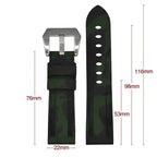 Samsung Galaxy Watch Silicone Band - Soft Waterproof Camo - SJB-DIAMOND ELITES
