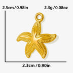 1Pc Temperament Fashion Summer Beach Blue Marine Life Sea Horse Shell Turtle Mini Fish Bead Necklace Classic Clavicle Chain