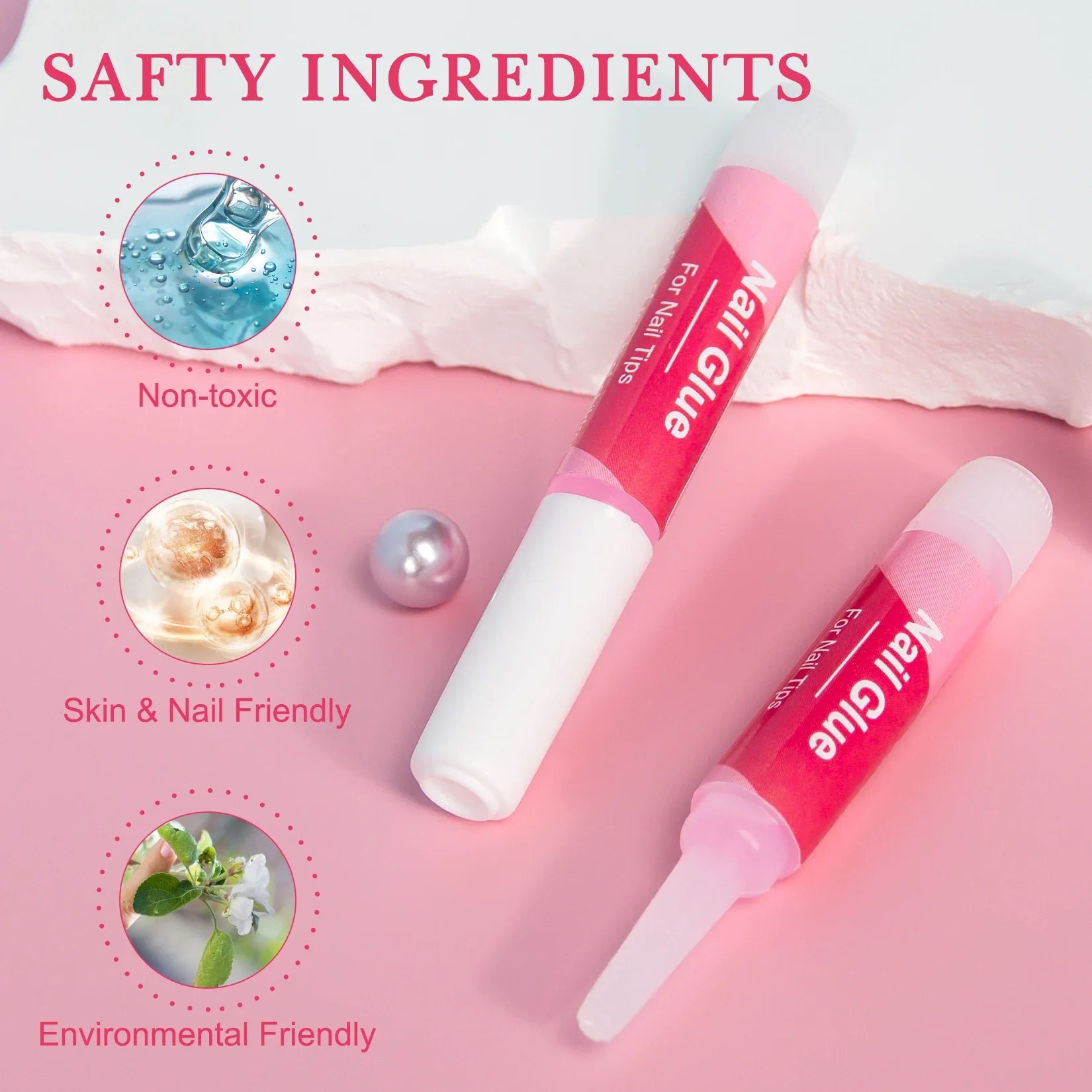 14PCS Nail Glue for Press on Nails for Nail Tips Acrylic Nail Glue Long Lasting Super Strong Nail Glue for Nails Salon Lootquake LLC