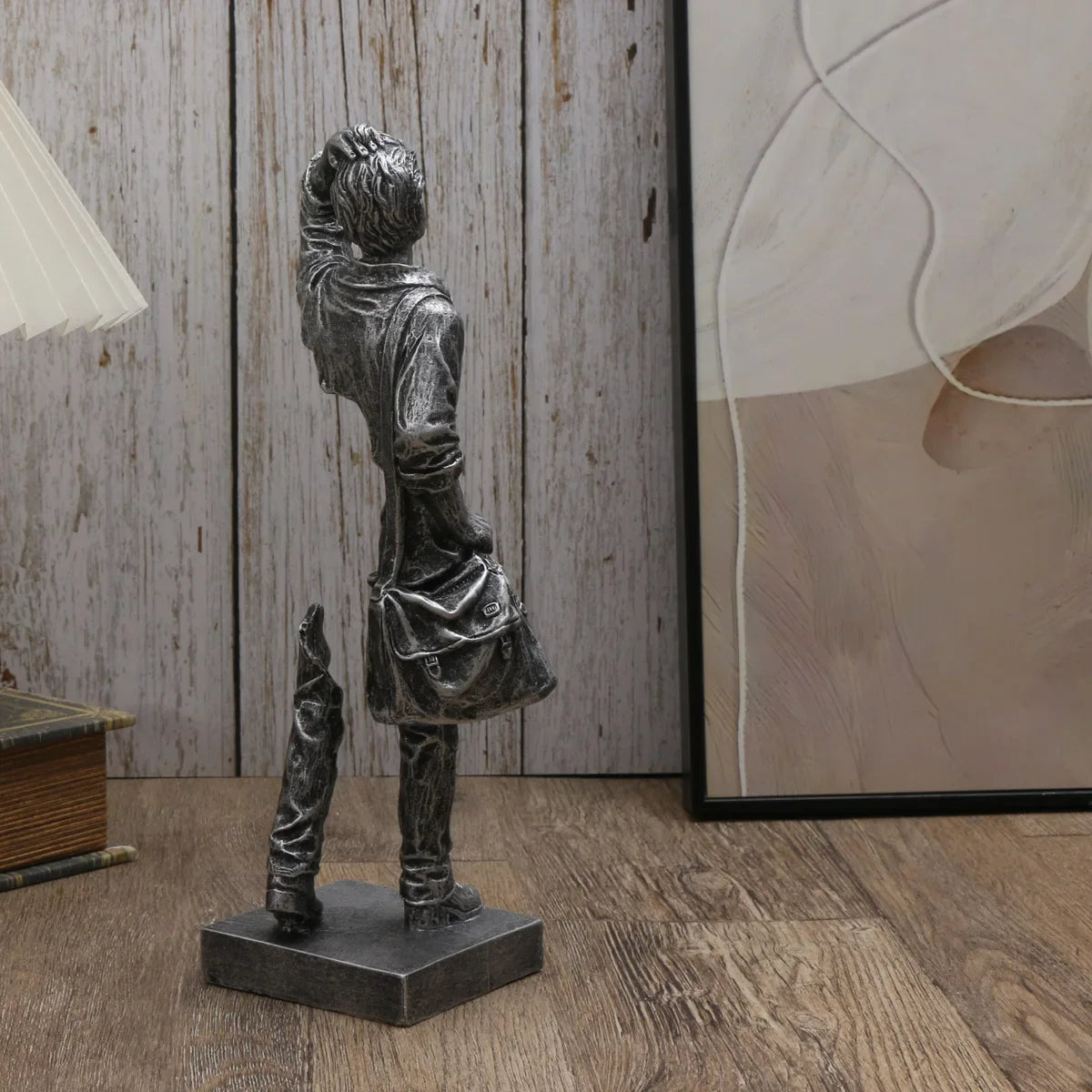Traveler Sculpture - Abstract Resin Decor for Home & Office, Versatile Indoor/Outdoor Accent Piece Lootquake LLC