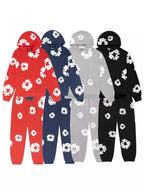 DENIM TEARS Foam Cotton Printed Hoodie Pi-Mart