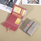 Trifold Clutch Coin Purse, Minimalist Credit Card Holder, Women's Casual Wallet Lootquake LLC
