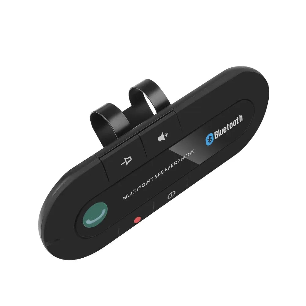 Bluetooth Speaker Handsfree Car Kit Sun Visor Clip Wireless Audio Receiver Speakerphone Wireless Stereo MP3 Music Player Lootquake LLC