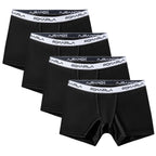 POKARLA 4PCS Women’s Cotton Boxer Underwear Ladies Soft Safety Panties Female Breathable Inseam Briefs Set Boy Shorts Plus Size Lootquake LLC