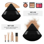 2/3/5/6/12Powder Puff Face Makeup Soft velvet Triangle Powder Puff For Loose Powder Setting Powder Makeup Foundation Beauty Gift Lootquake LLC