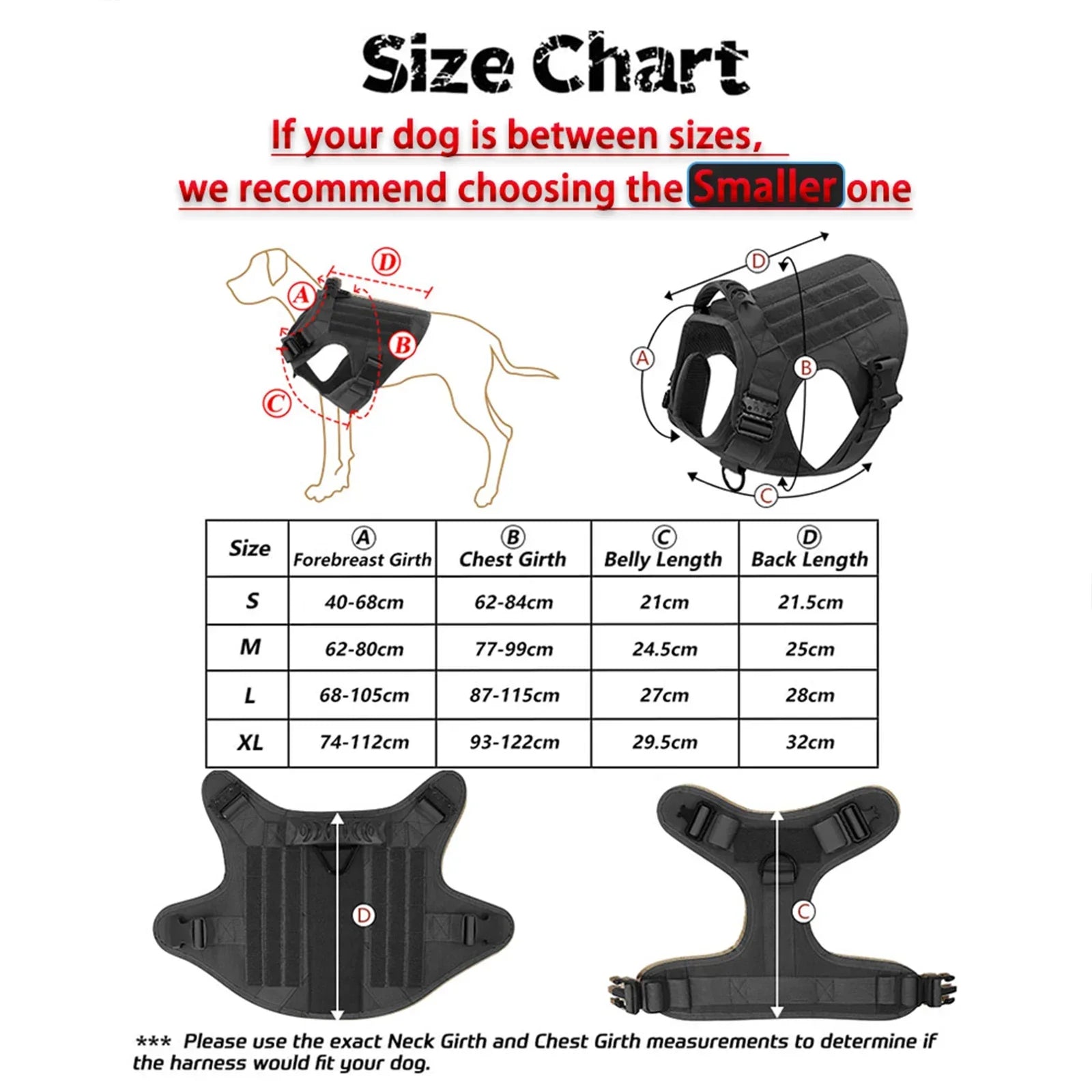 Ultimate Explorer Tactical Dog Harness & Leash Set Fashioned Furbabies