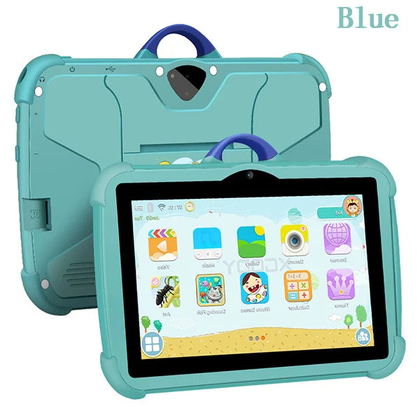 7 Inch Global Version 5G Kids' tablet Dual BOW Cameras 5G WiFi Quad Core 4GB RAM 64GB ROM Children's Gifts Tablets 4000mAh Lootquake LLC