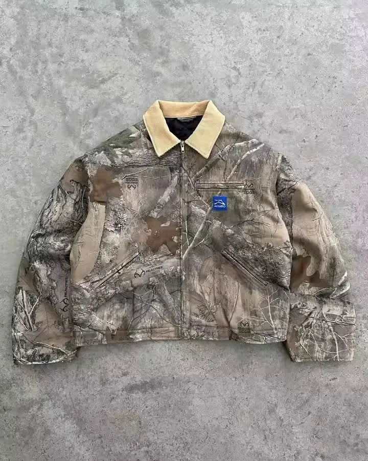 Jackets Y2K Coats Mens Hip Hop Leather Retro Embroidery Jacket Motorcycle Wear Leather Zipper Jacket Coat Streetwear Pi-Mart
