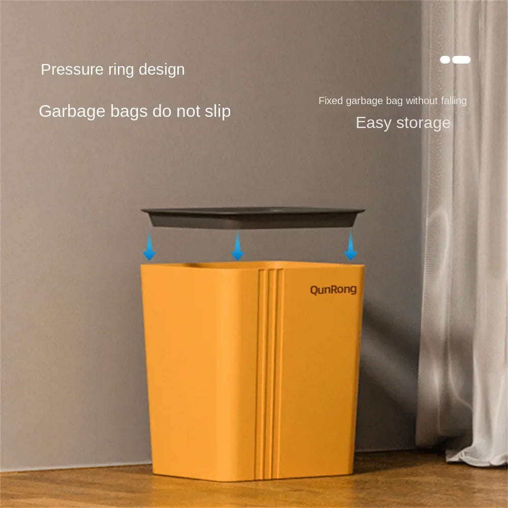 Trash Bin Narrow Seam Sensor Bin Recycling 8l/12l/16l Modern Minimalist Household Cleaning Tools Kitchen Trash Can Garbage Bin