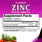 ZincBoost 100: Immune, Sleep & Energy Support Capsules THRIXINE