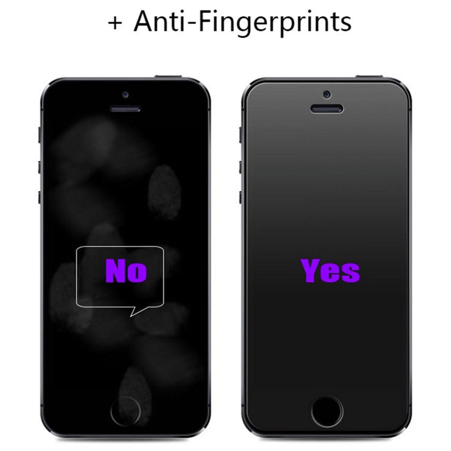 2PCS matte Glass for iPhone 11 12 13 14 Pro Max 7 8 Plus frost screen protector on iphone 12 13 11 mini SE 2020 6s X XR XS glass Flexible Soft Screen Guard Glass Screen Protector For iPhone Stevvex