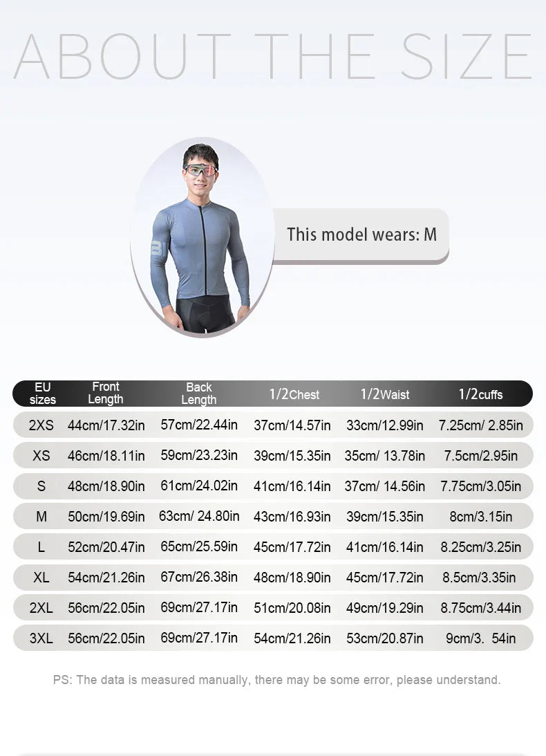 INBIKE Pro Long-Sleeve Cycling Jersey THRIXINE