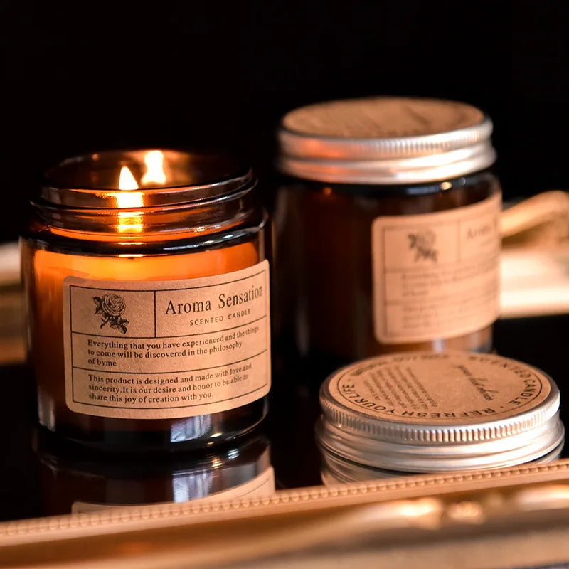 Scented Candles Smokeless Soy Candle Essential Oil Aromatic Candle Luxury Decoration Candle Wedding Gifts Party Home Decoration Lootquake LLC