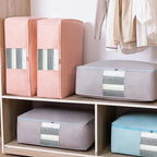 Foldable Storage Bag Non-Woven Clothing Organizer Wardrobe Closet Clothes Organizer Pillow Quilt Blanket Home Storage Bags Lootquake LLC