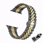 Apple Watch Stainless Steel Strap - Elegant Durable Design - SJB-DIAMOND ELITES