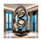 Garden Art Design large sculpture stainless steel statue hand-shaped statue