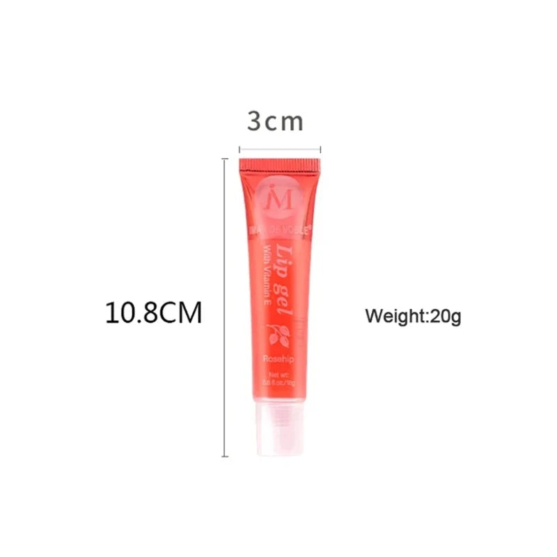 6pcs Fruit Moisturizing Lip Gloss Oil,Transparent Lipstick,Ve, Rosehip,Argan,Peppermintaloe,Coconut Flavor Lip Gel,Long Lasting Lootquake LLC