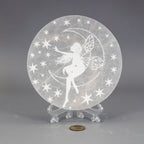 Selenite 5.5" Jumbo "Forest Fairy" Charging Plate