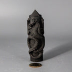 Selenite and Shungite "CNC Machine" Carved Dragon Towers