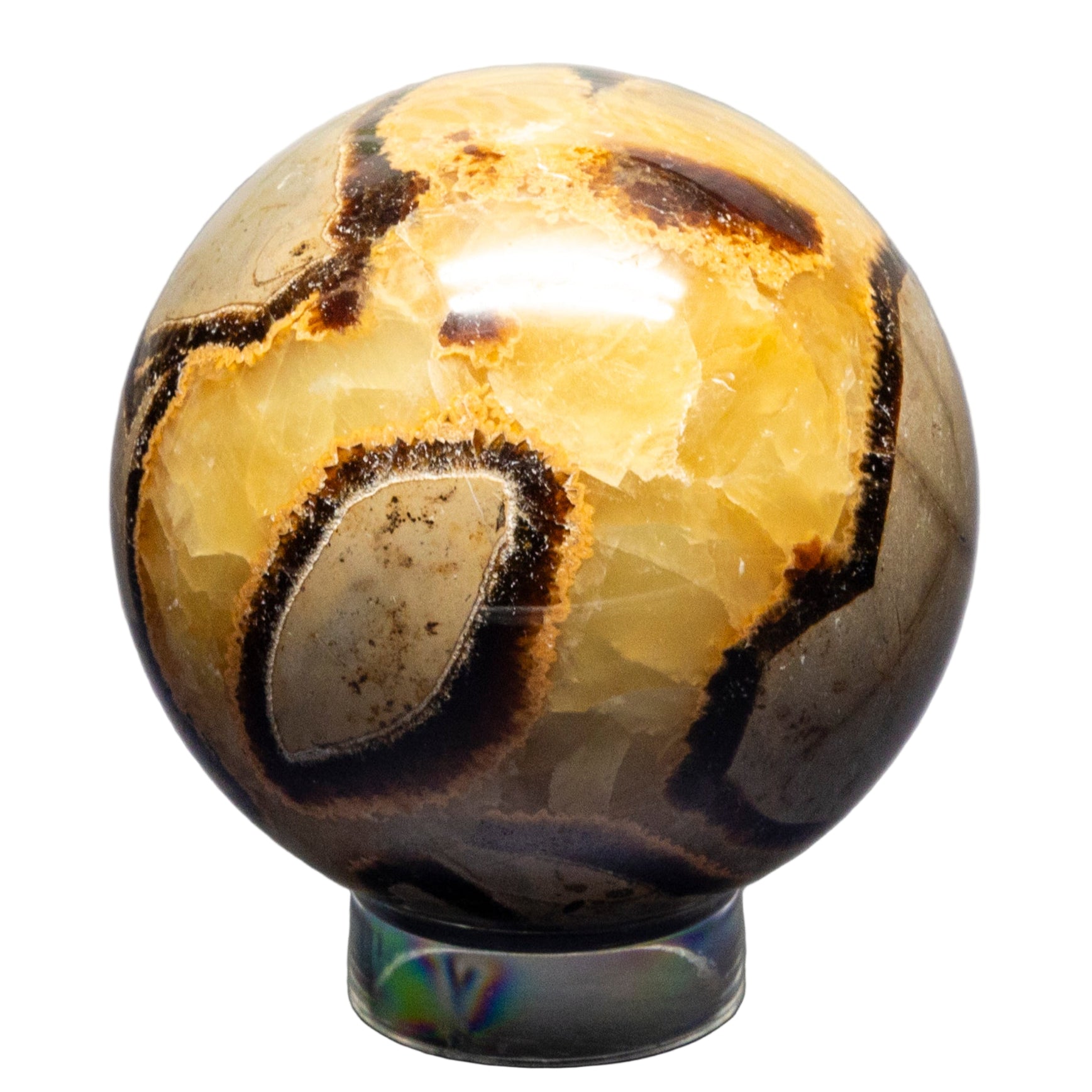 Septarian Stone Sphere 66-75mm - SJB-DIAMOND ELITES