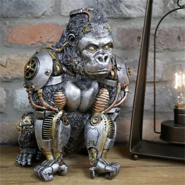Steampunks Style Animal Sculpture Mechanical Animal Ornament Decoration Heavy Industry Decoration Resin Mechanical Decoration Lootquake LLC