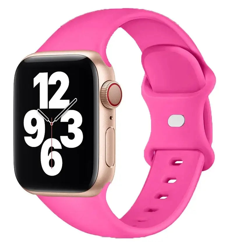 Apple Watch Silicone Band - Soft Waterproof Flexible Strap - SJB-DIAMOND ELITES