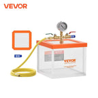 SucceBuy 2 Gallon Vacuum Chamber Upgraded Multipurpose Acrylic for Resin Silica Degassing Gel Gypsum Degassing Vacuum Extraction Lootquake LLC