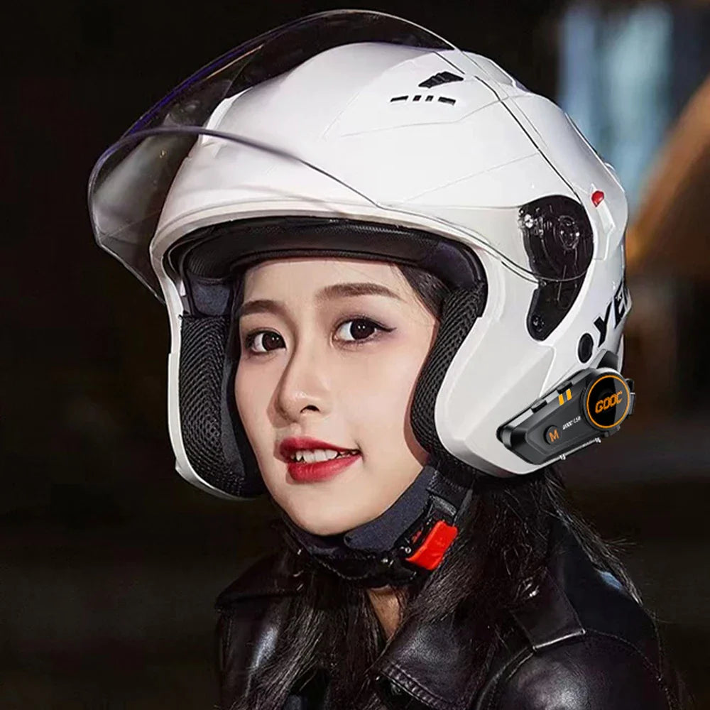 Bluetooth 5.3 Helmet Headset Wireless Hands-free Call Phone Kit Motorcycle Waterproof Earphone MP3 Music Player Speaker for Moto Lootquake LLC