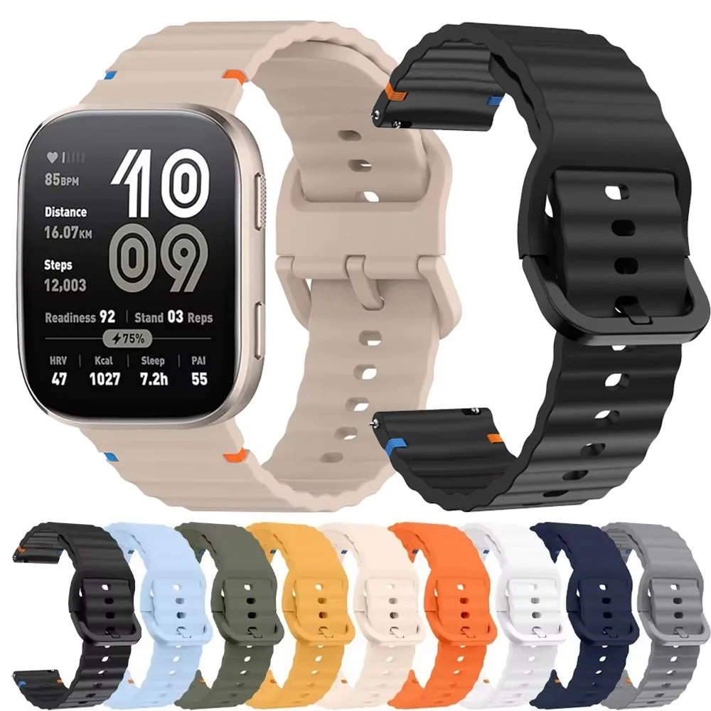Amazfit Silicone Band for Smartwatch Durable Sport Wrist Strap