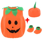 Kids Cosplay Costumes Children Halloween Pumpkin Costume with Hat Cosplay for Baby Girl Boy Stage Party Clothing Lootquake LLC