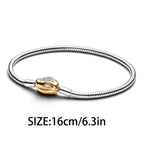 925 Silver Valentine's Day Snake Year Series Pendant Suitable for 925 Sterling Silver Original Women's Bracelet DIY Jewelry Gift Lootquake LLC