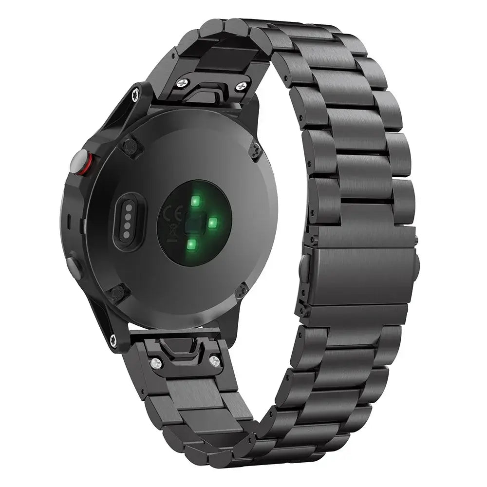 Garmin Stainless Steel Band - Sleek QuickFit Design - SJB-DIAMOND ELITES