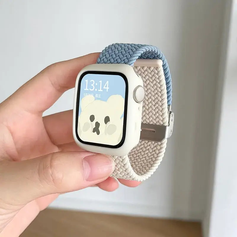 Apple Watch Nylon Strap - Durable Soft Fabric Band - SJB-DIAMOND ELITES