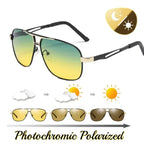 2024 UV400 Polarized Sunglasses Men Women Outdoor Discoloration Eyewear Men Trendy Photochromic Night Vision Sun Glasses