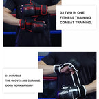 MMA Boxing Gloves Half Finger Training Equipment THRIXINE