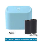 Car Trash Can (with Lid) Contains 60 (300) Garbage Bags, Small Car Trash Can, Leak-proof Mini Car Accessories Lootquake LLC