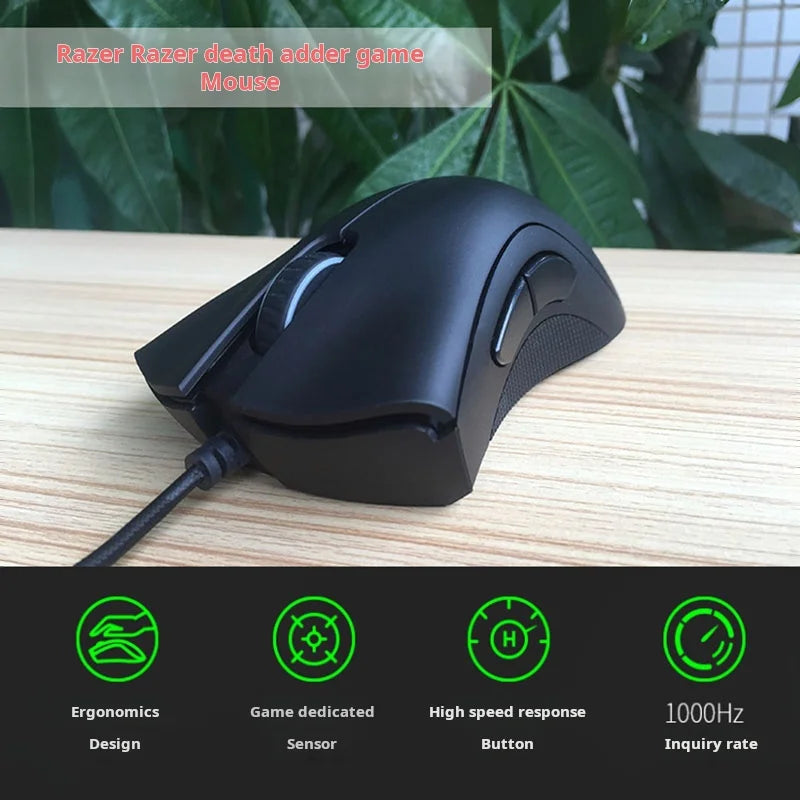 Original Razer Wired Gaming Mouse Optical Sensor 6400 DPI Gaming Mouse For Laptop Optical Mouse Light Speed Mouse Lootquake LLC